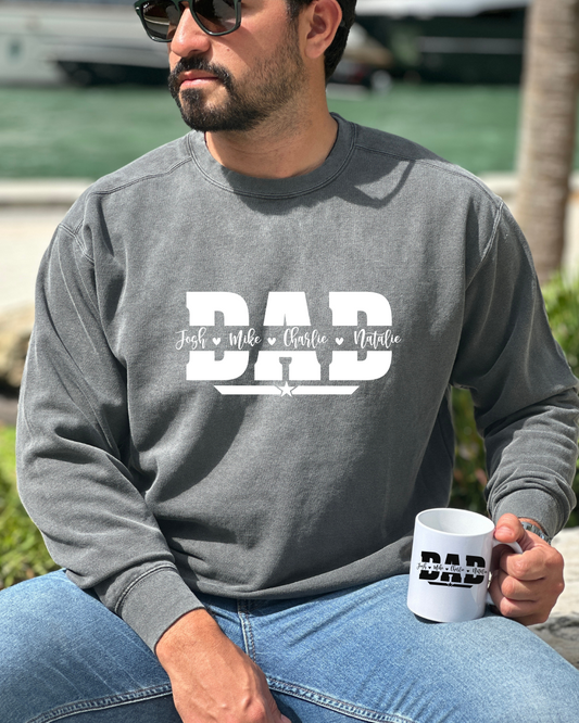 Personalized Dad Sweatshirt