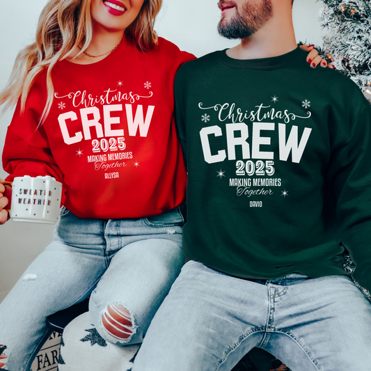 Family Christmas Sweatshirt - Family Trip Crewneck