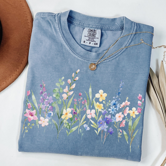 Wildflower shirt - Boho Floral Tee
