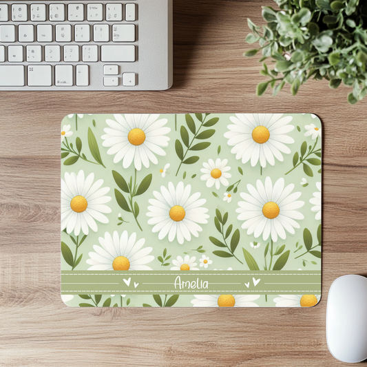 Floral Mouse Pad - Cute Office Accessory - Office Decor