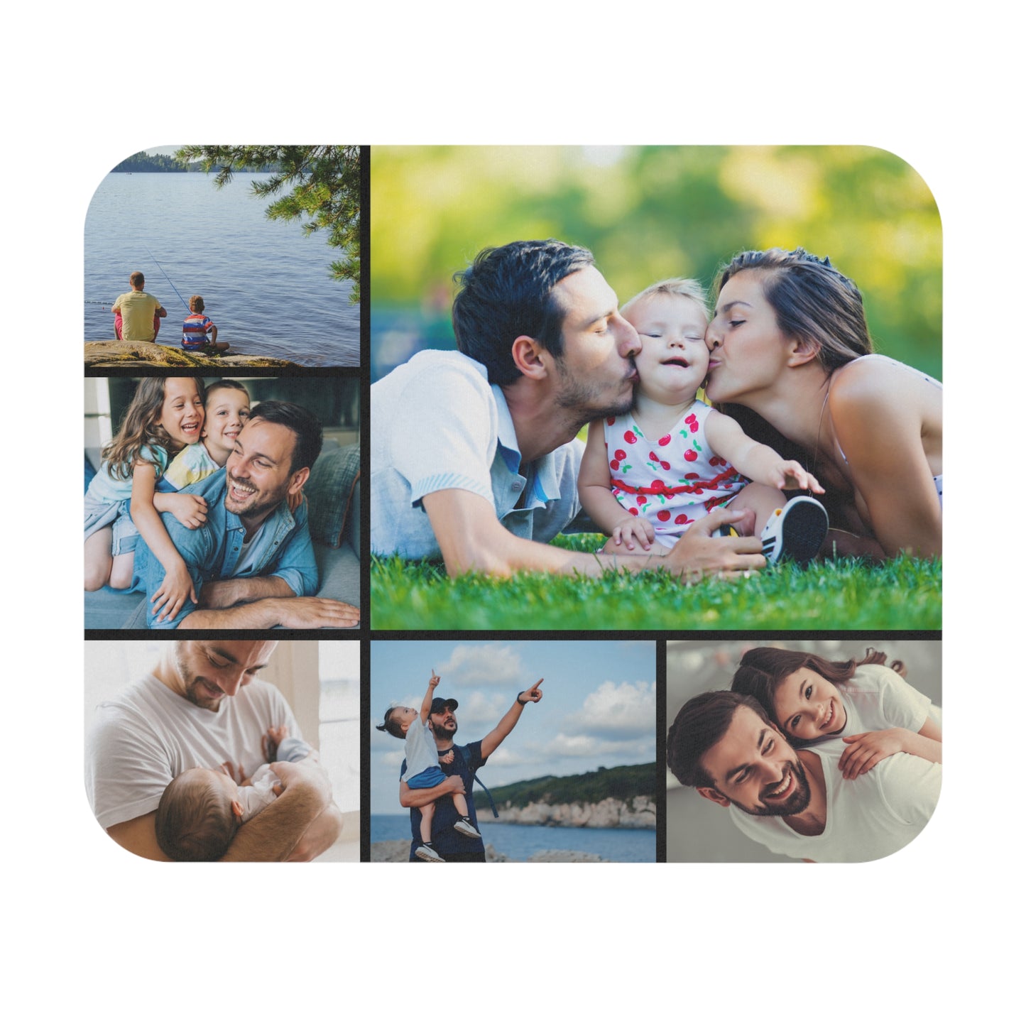 Personalized Mouse Pad - Custom Desk Accessory - Home Office Decor - Family Design Mouse Pad