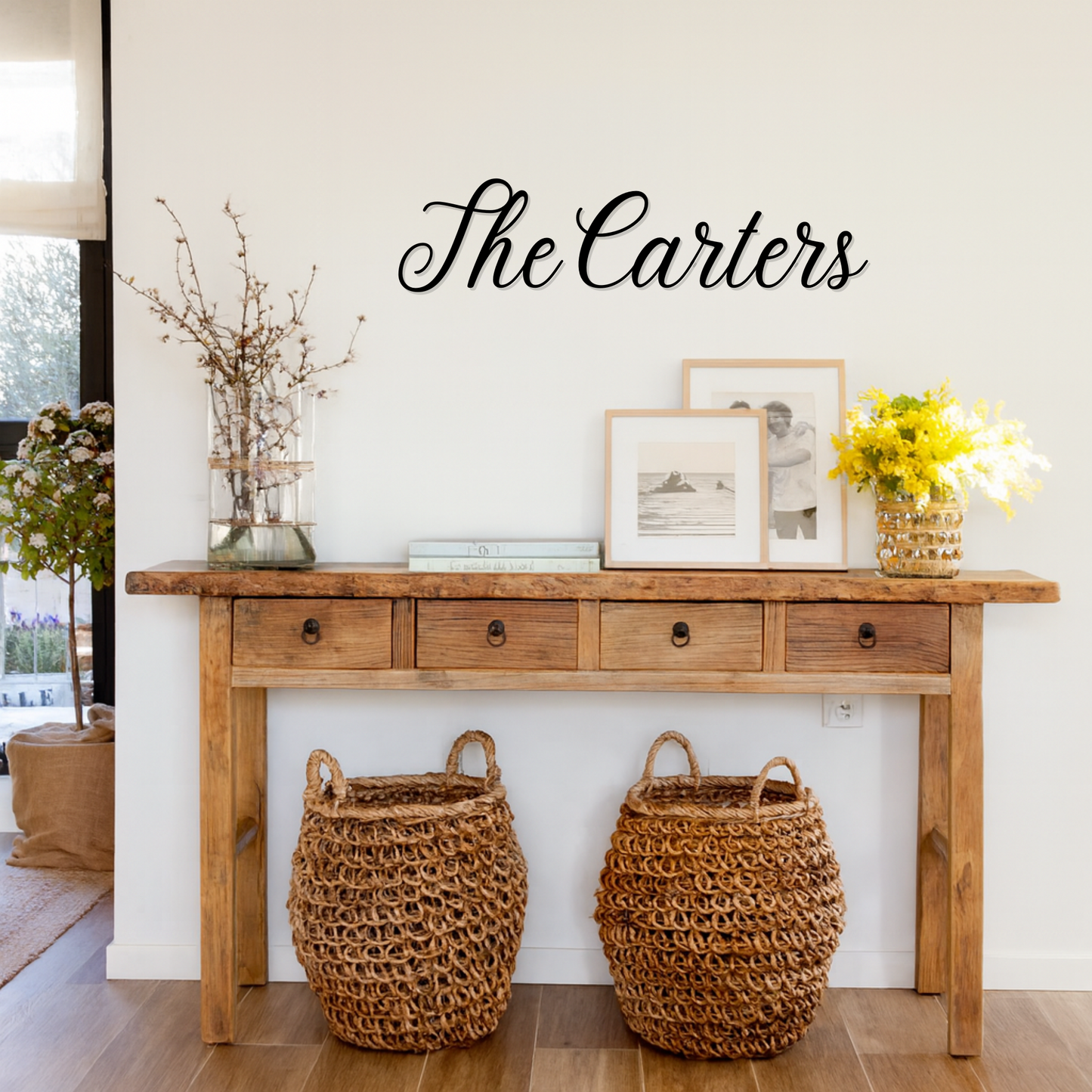 Personalized Acrylic Name Sign - Custom Family Wall Art