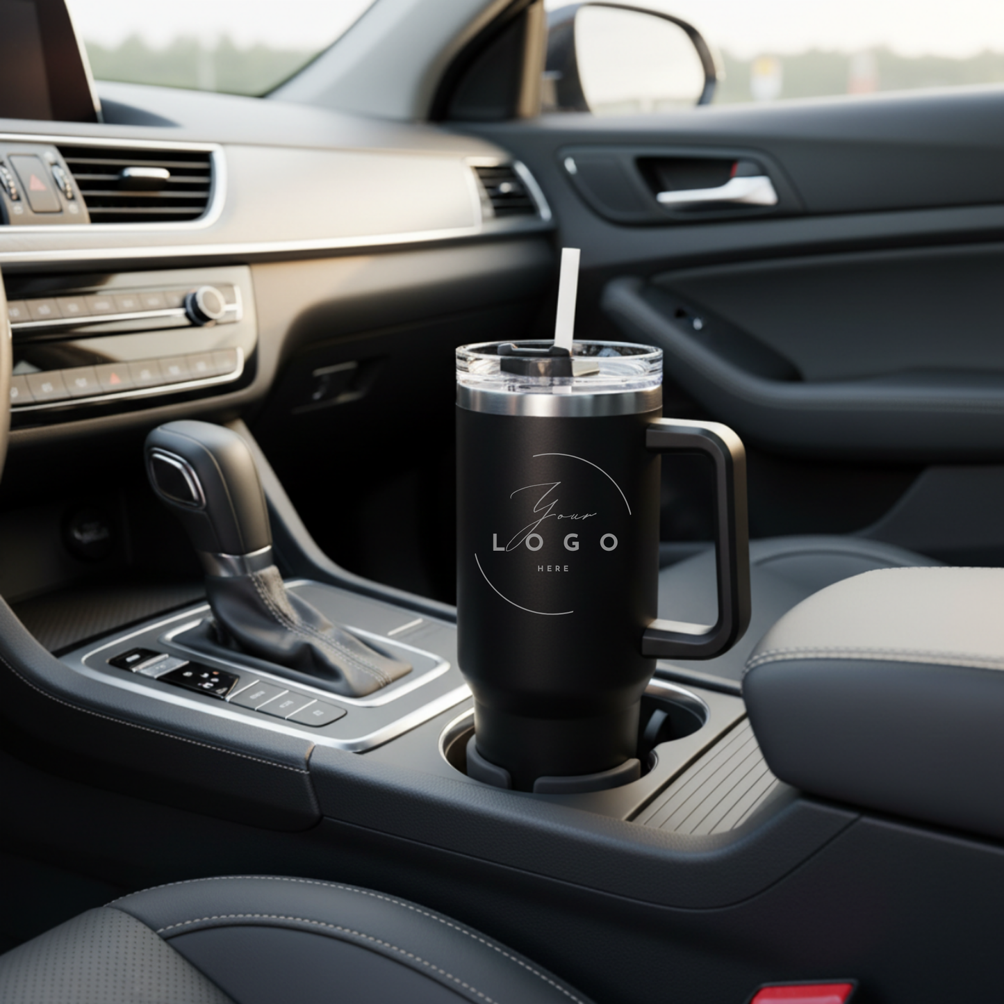40oz Tumbler With Logo - Laser Engraved