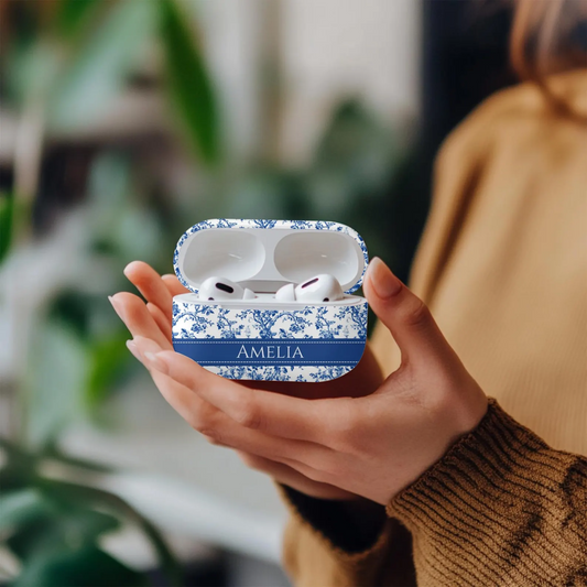 Blue Toile AirPod Pro Gen 2 Case
