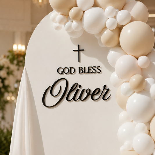 Acrylic Baptism Letters for Backdrops