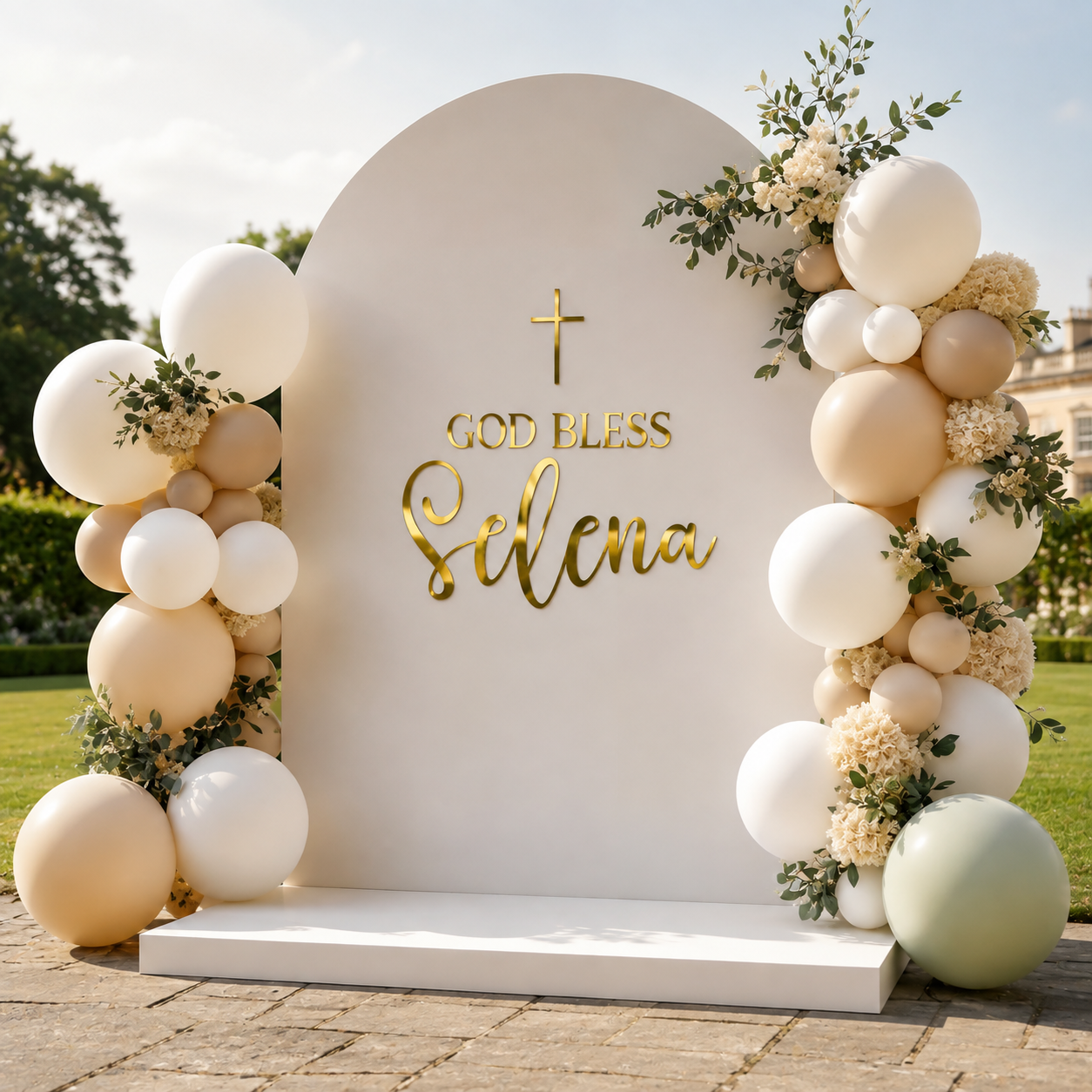 Acrylic Baptism Letters for Backdrops