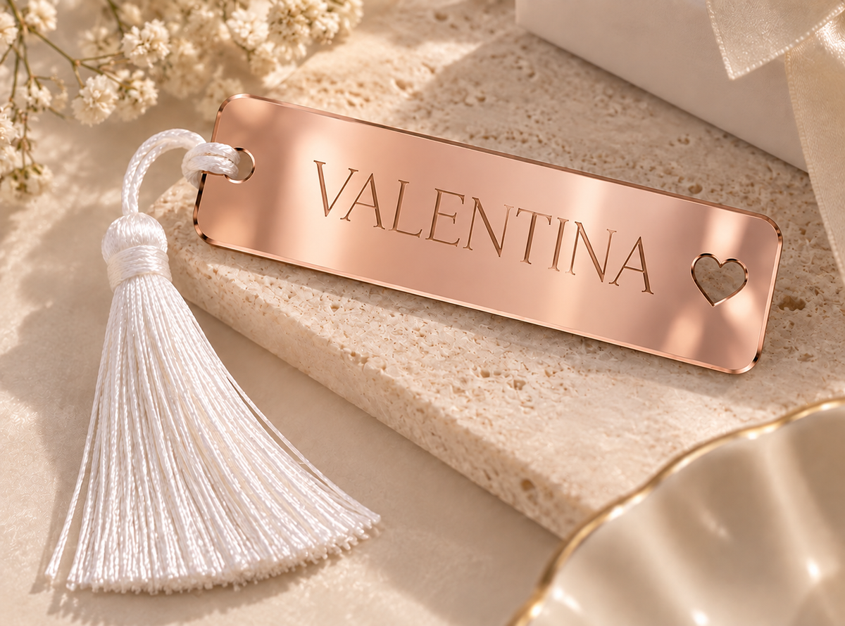 Personalized Acrylic Name Tag with Tassel – Custom Name Tag