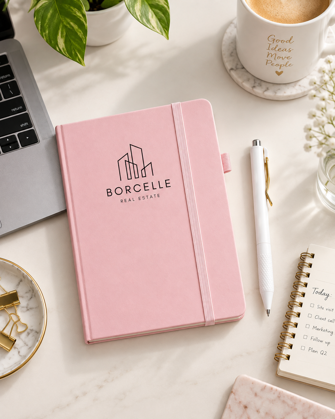 Custom Logo Corporate Notebook – UV Printed Business Journal