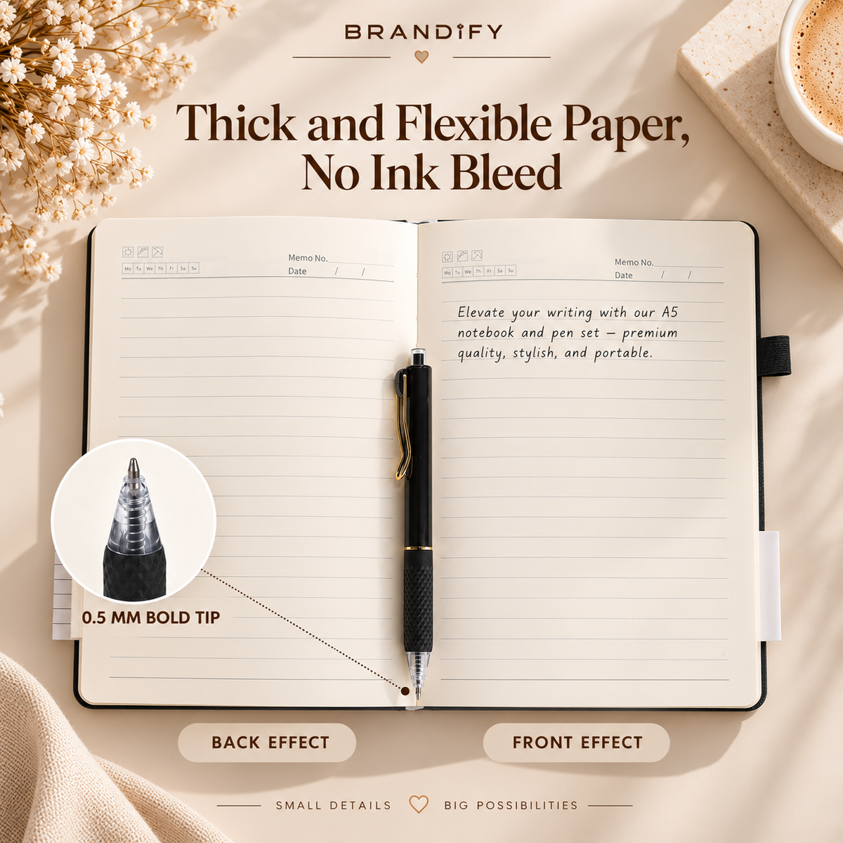Custom Logo Corporate Notebook – UV Printed Business Journal