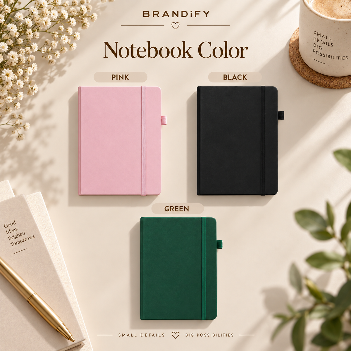 Custom Logo Corporate Notebook – UV Printed Business Journal