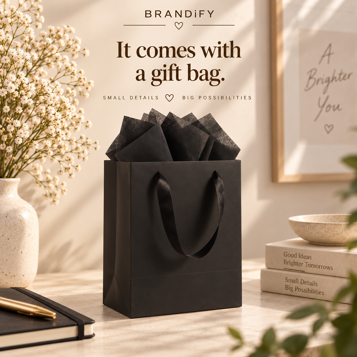 Custom Corporate Gift Kit with Company Logo – Tumbler, Notebook & Acrylic Keychain
