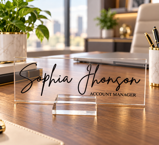 Personalized Office Name Plate
