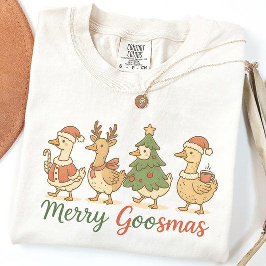 Funny Christmas Goose Shirt - Retro Christmas Shirt