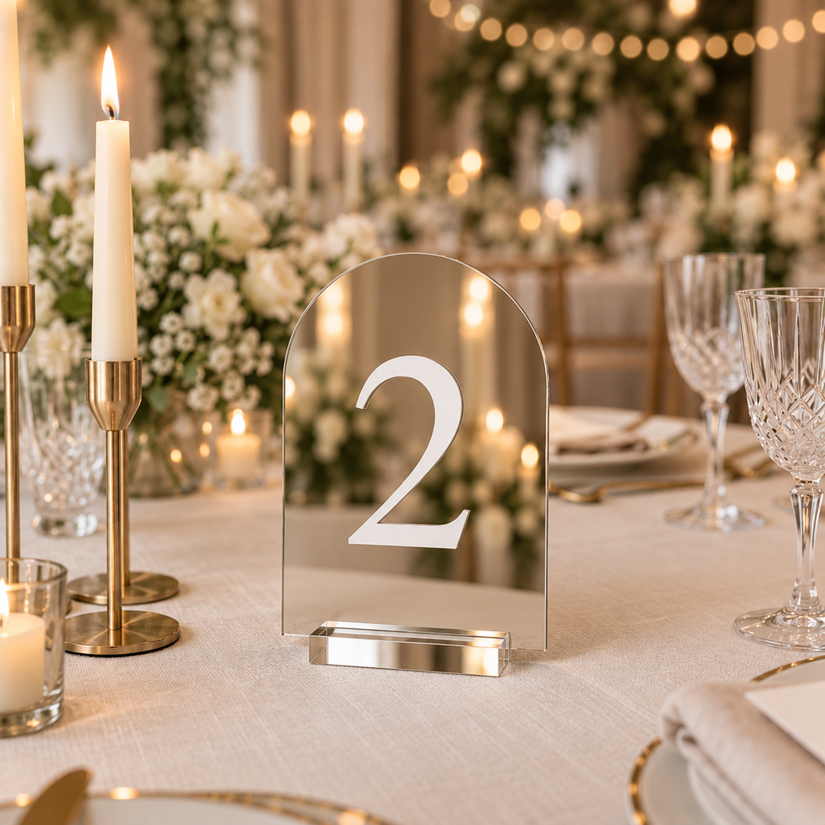 Deluxe Arch Table Number