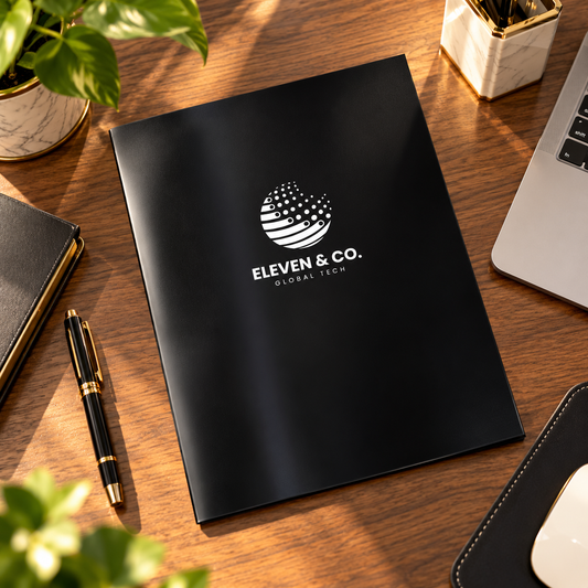 Custom Logo Laminated Paper Folders