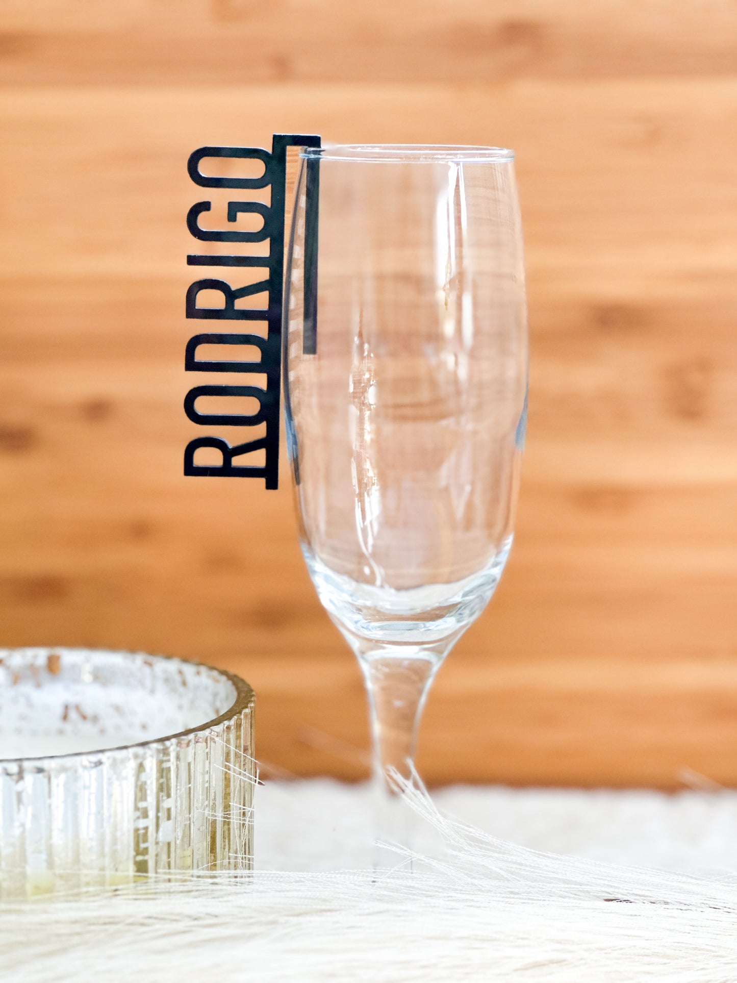 Personalized Name Tag charm - Custom Drink Charm