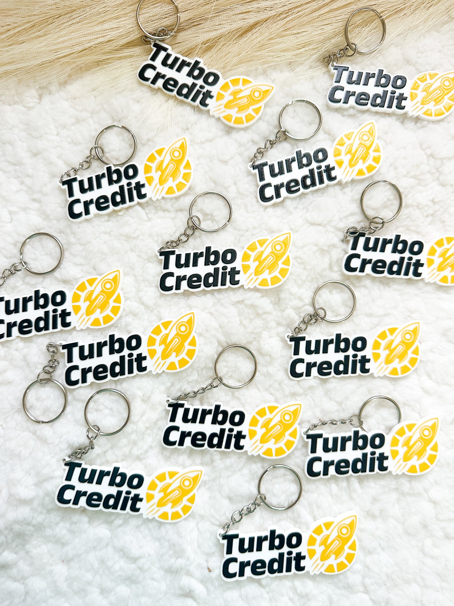 Custom Business Logo Keychain
