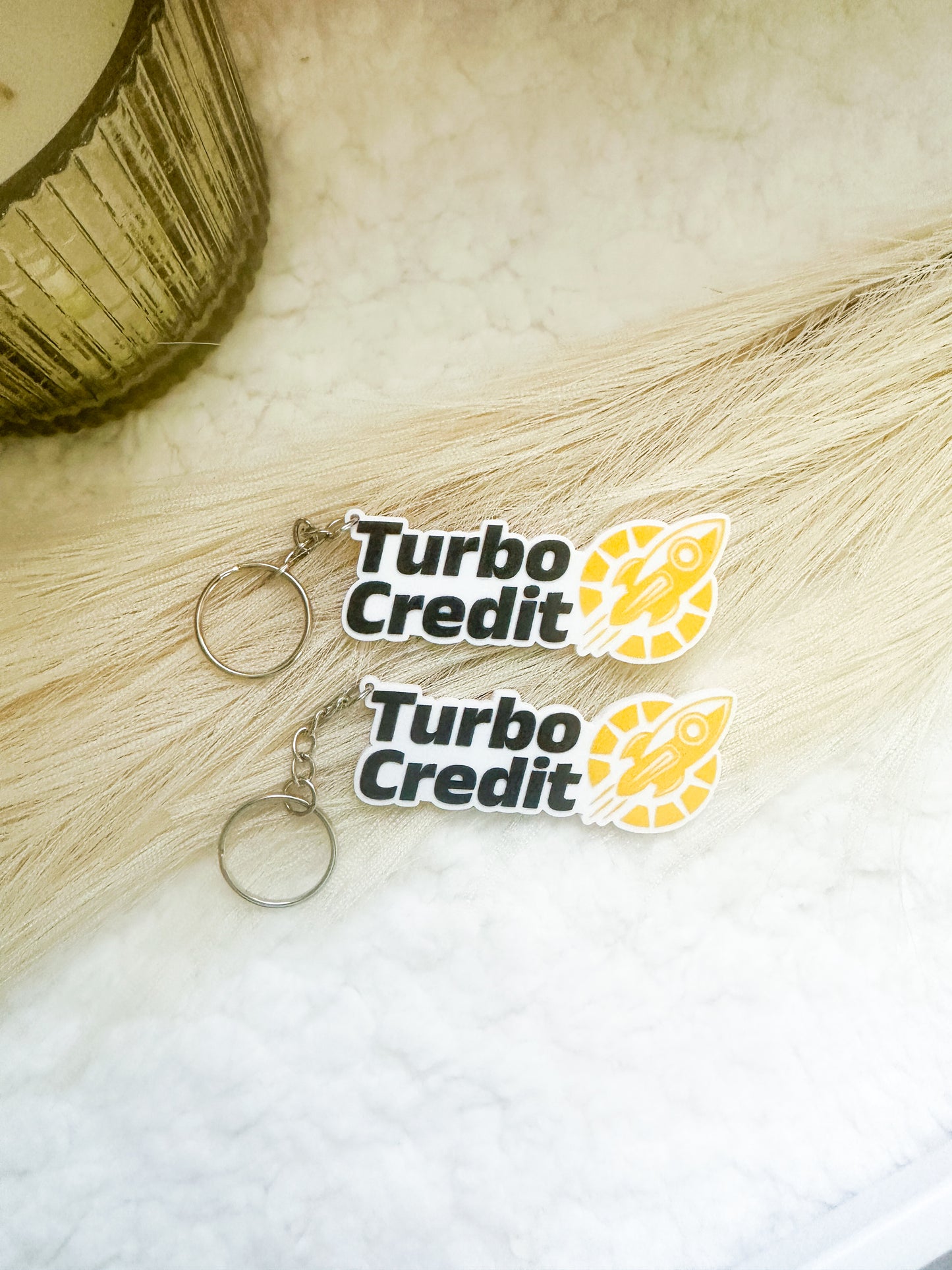 Custom Business Logo Keychain