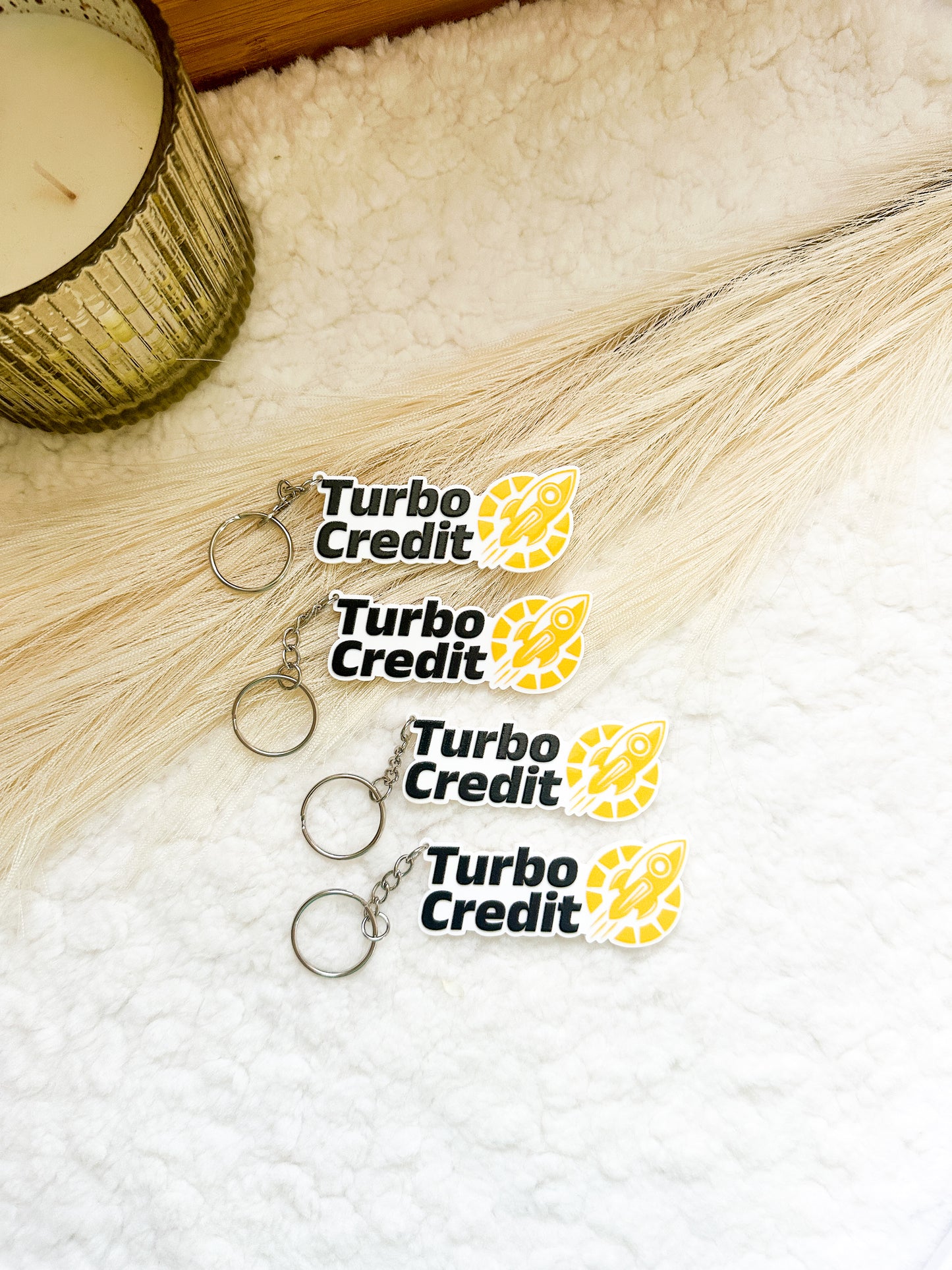 Custom Business Logo Keychain