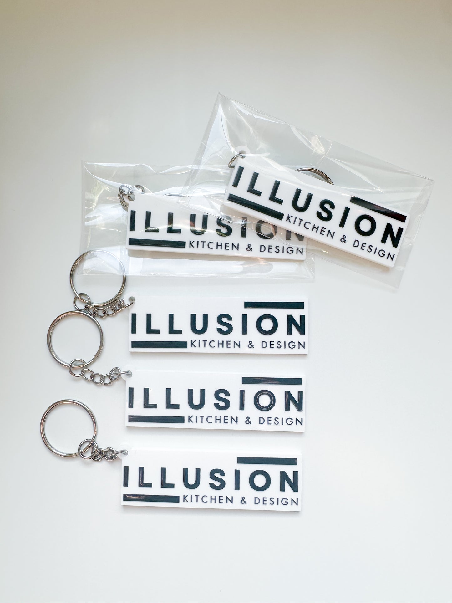 Custom Business Logo Keychain