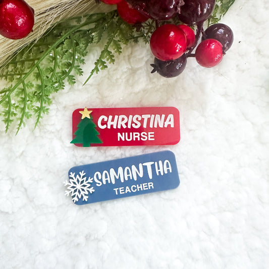Christmas Name Tags