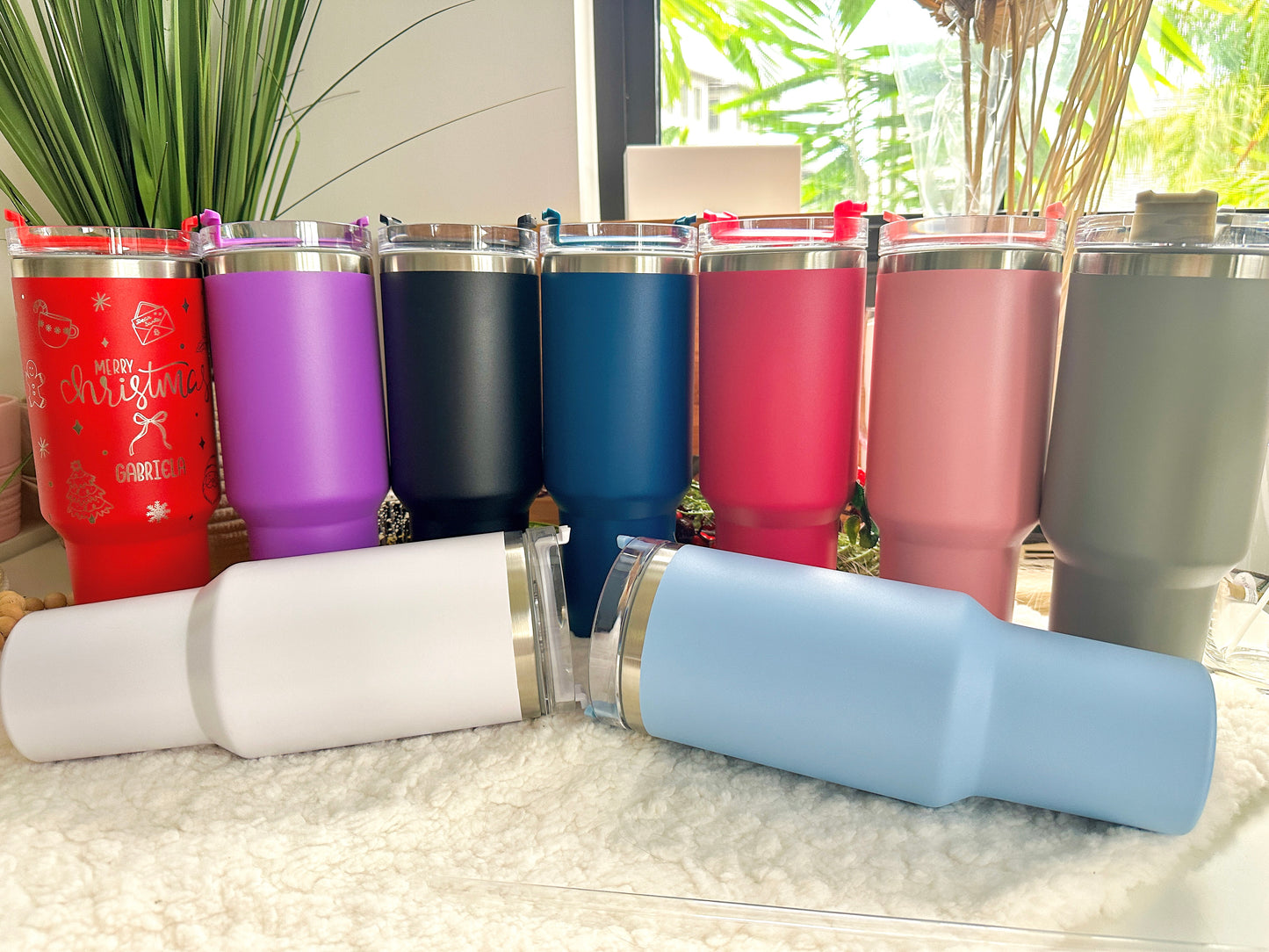 40oz Tumbler For Booklovers - Laser engraved