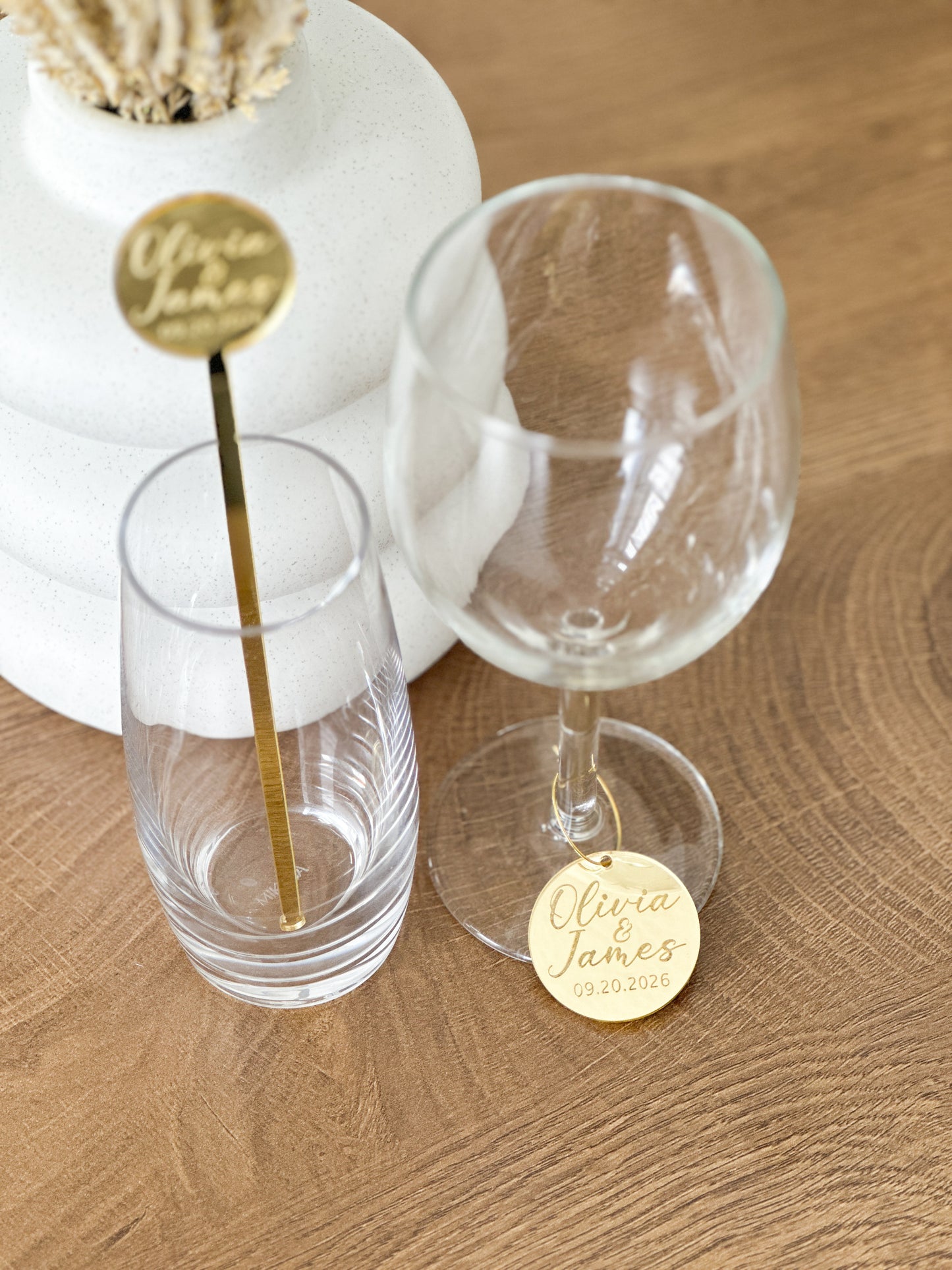 Custom Names Glass Tag