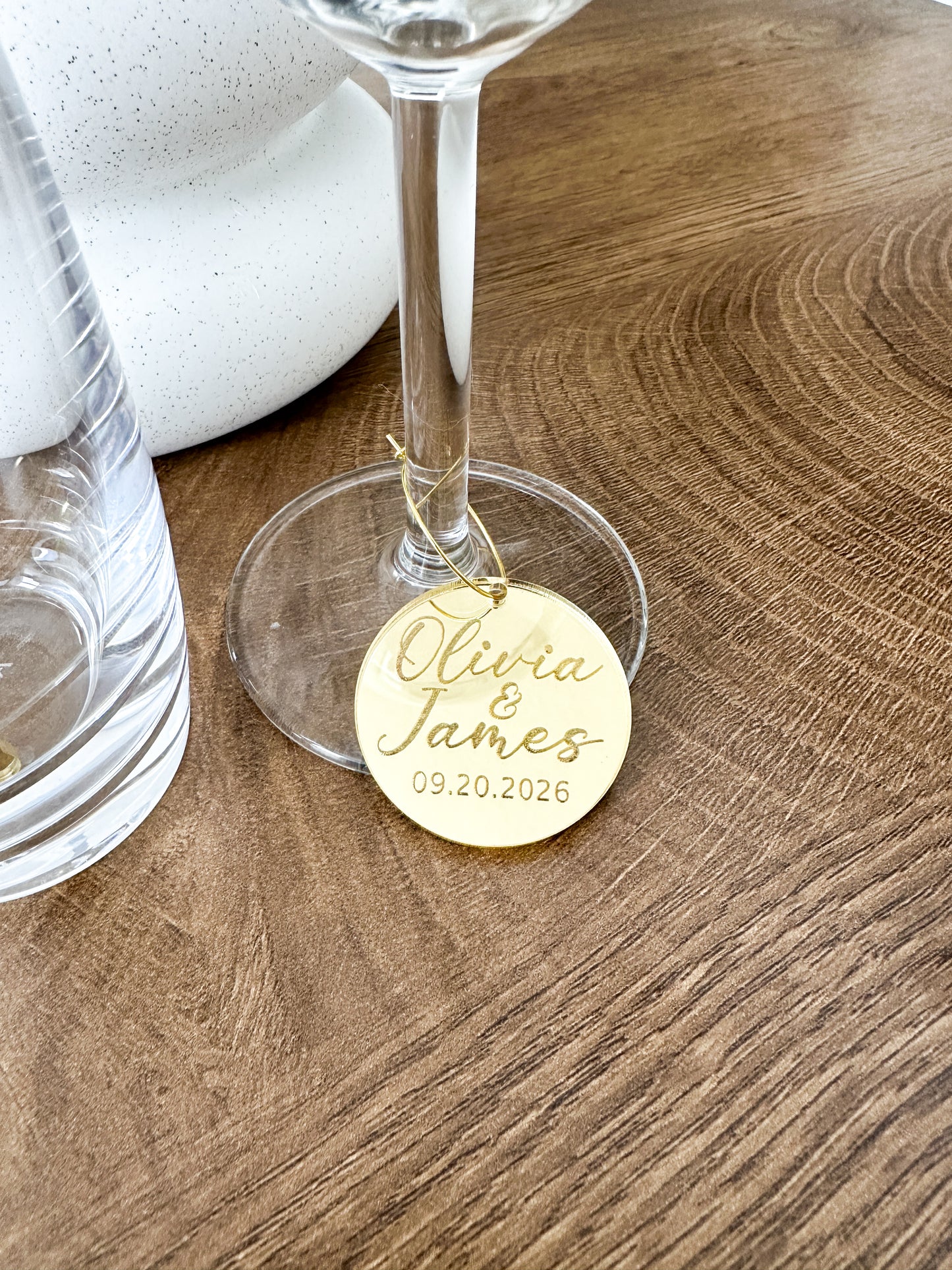 Custom Names Glass Tag