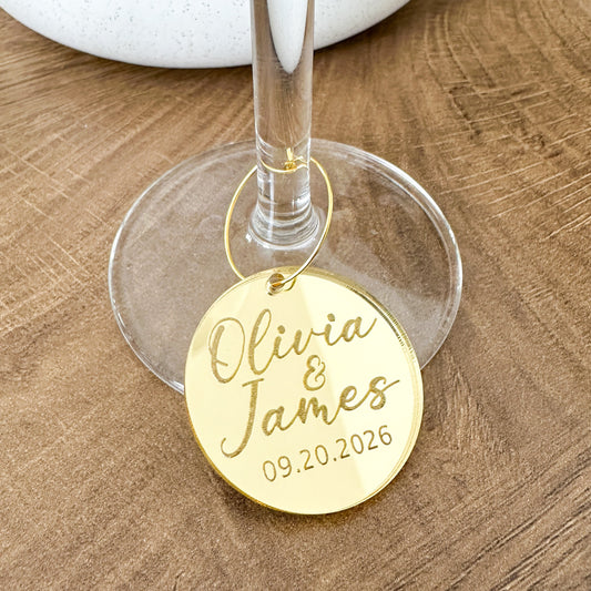 Custom Names Glass Tag