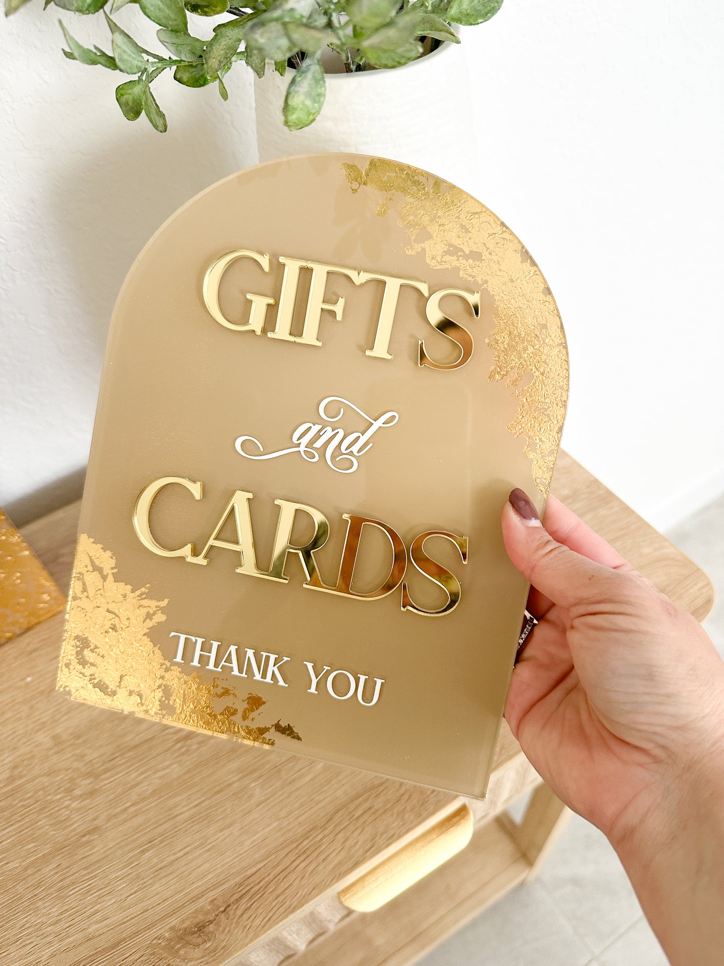 Foil Cards & Gifts Sign