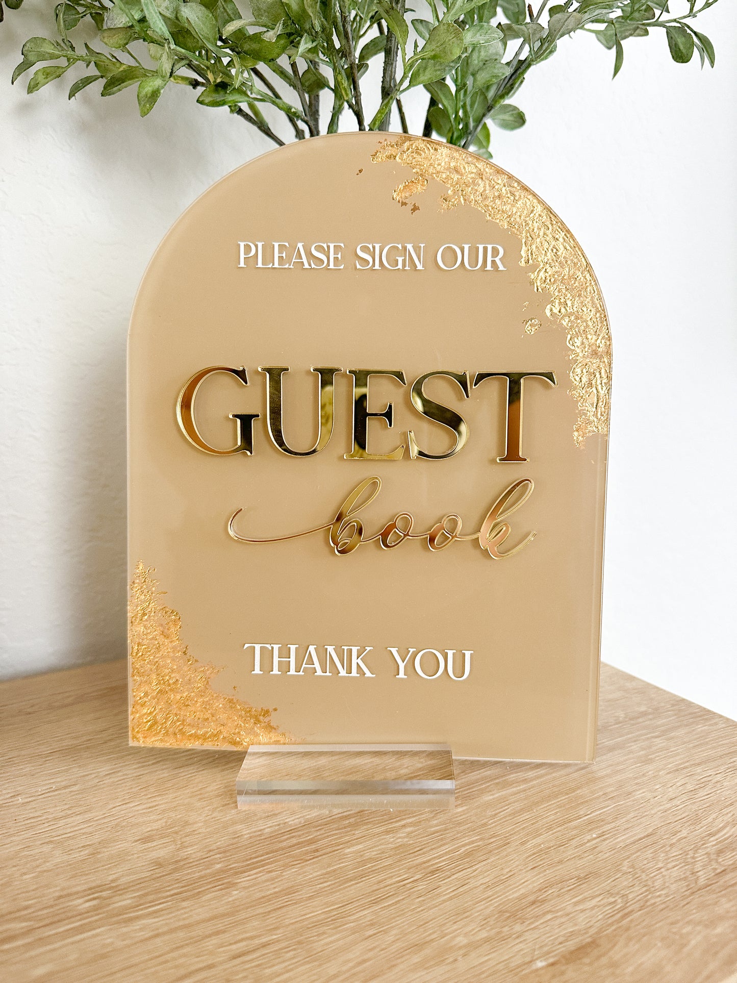 Foil Guest Book Sign