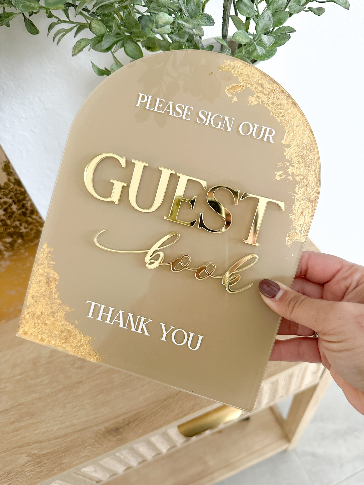 Foil Guest Book Sign
