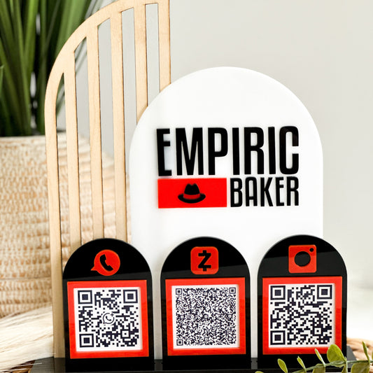 Custom Wood & Acrylic Business Sign