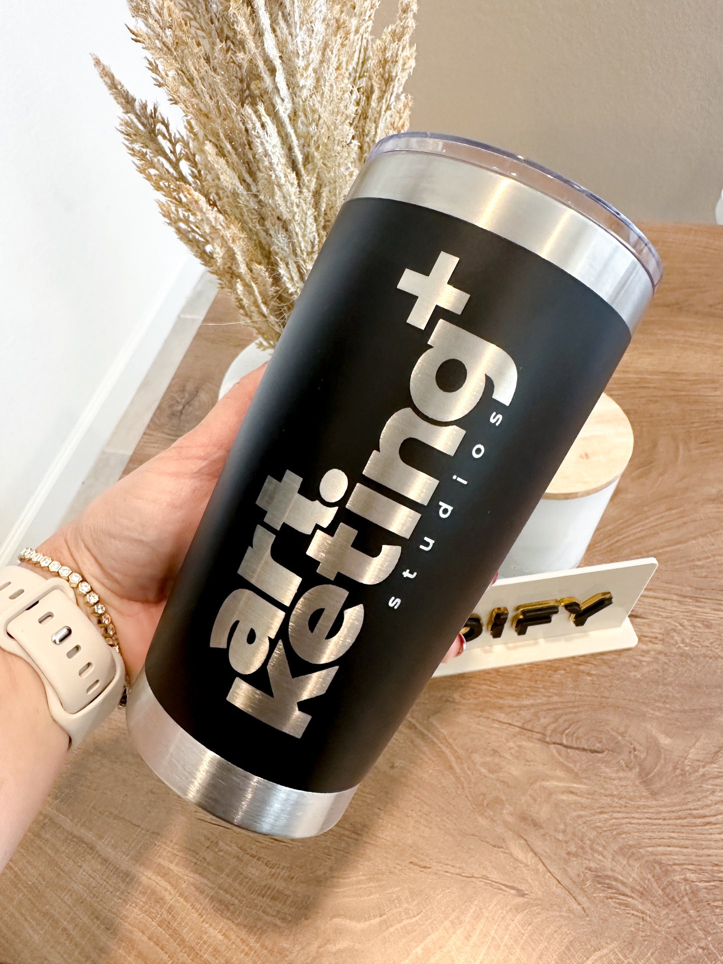 20oz Tumbler With Logo - Laser Engraved