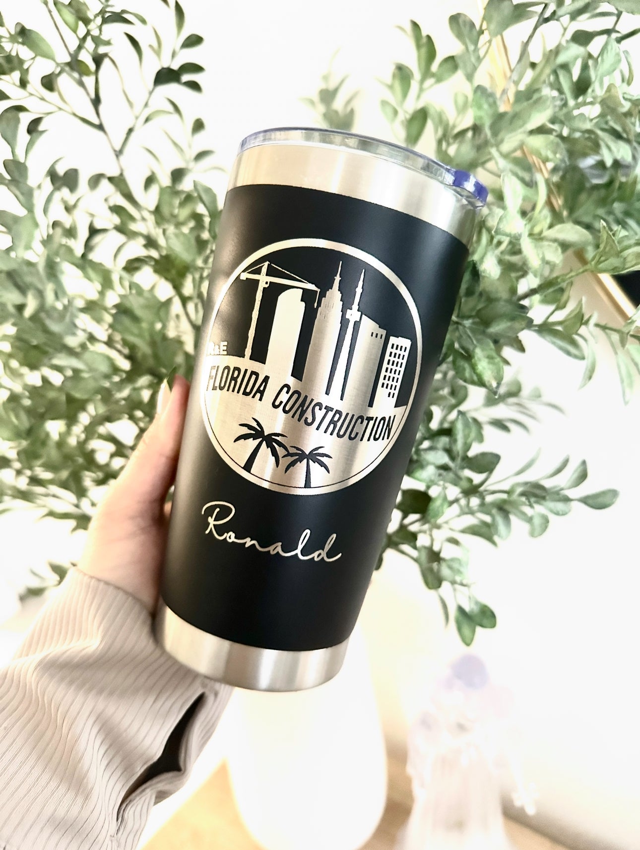 20oz Tumbler With Logo - Laser Engraved