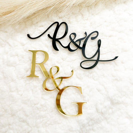 Custom Wedding Initials