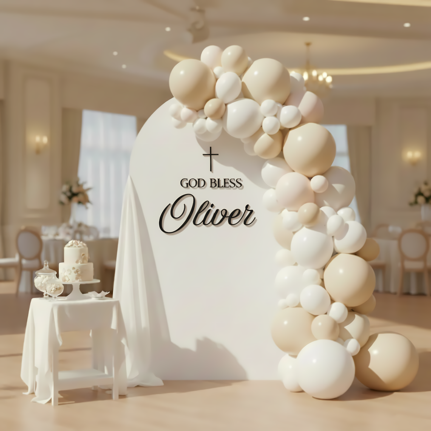 Luxury Acrylic Baptism Letters