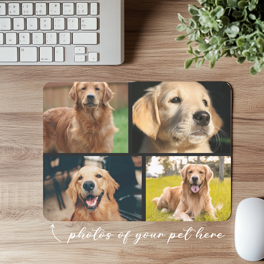 Pet Mouse Pad - Personalized Mouse Pad For Gift - Custom Home Office Decor