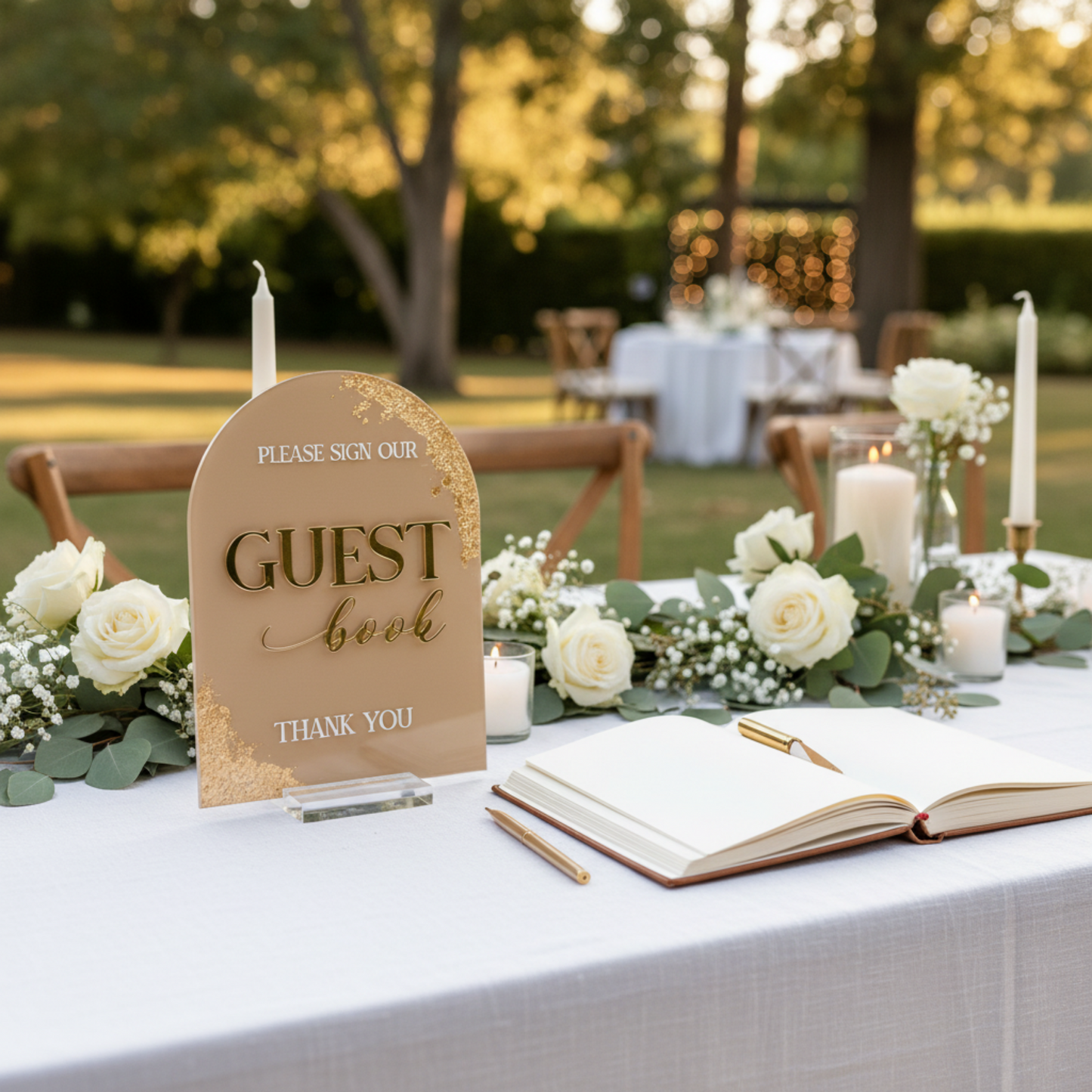 Foil Guest Book Sign