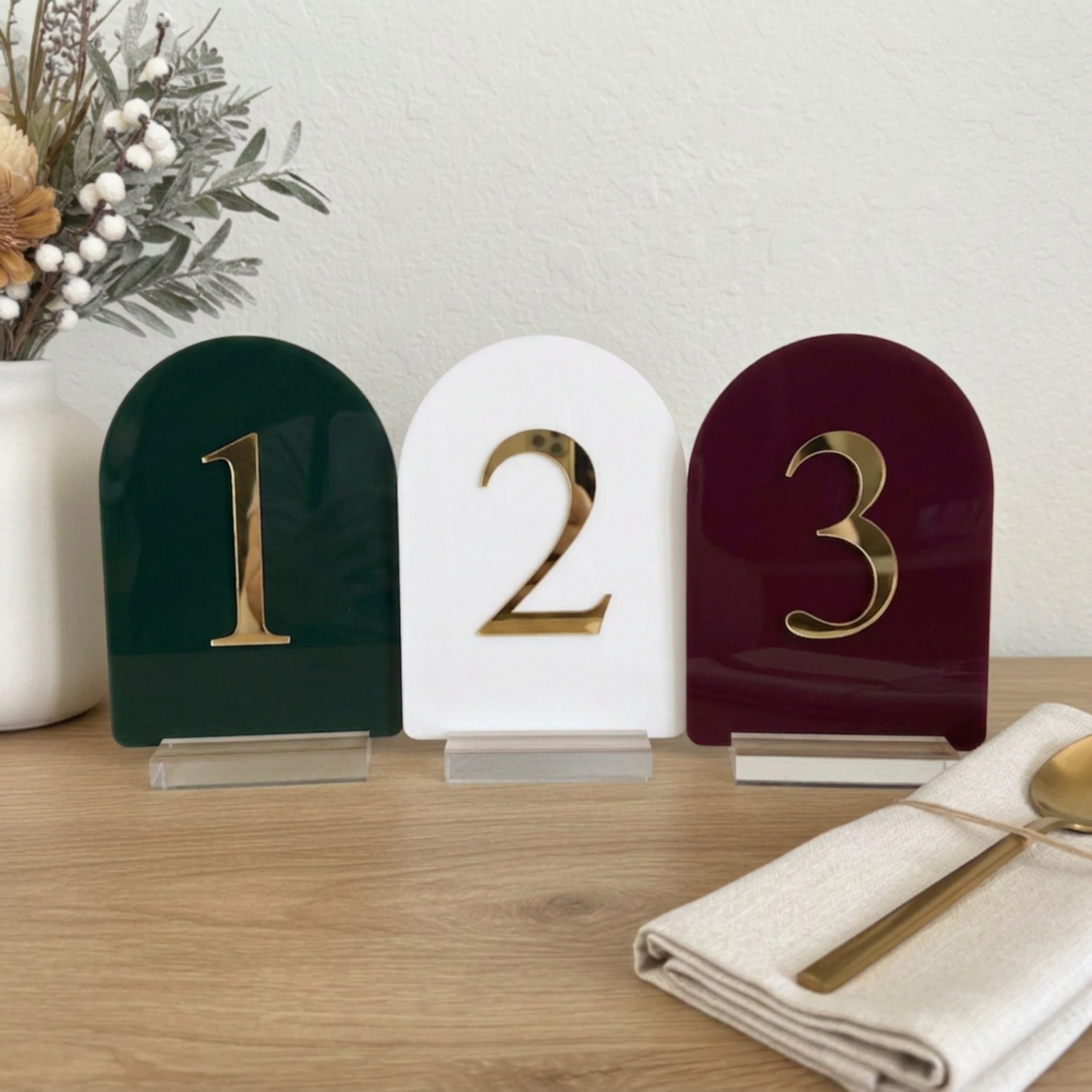 Deluxe Arch Table Number