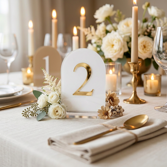 Deluxe Arch Table Number