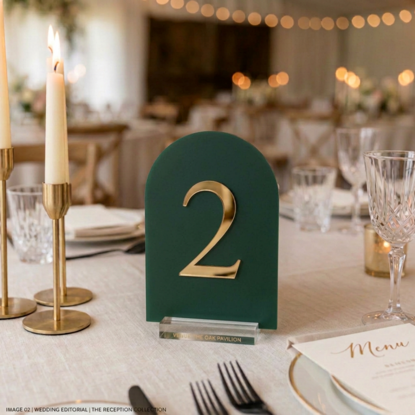 Deluxe Arch Table Number