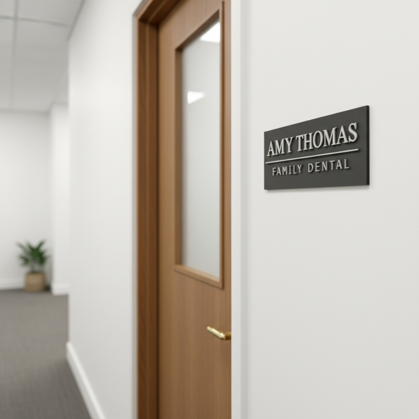 Luxury Wall Sign Name