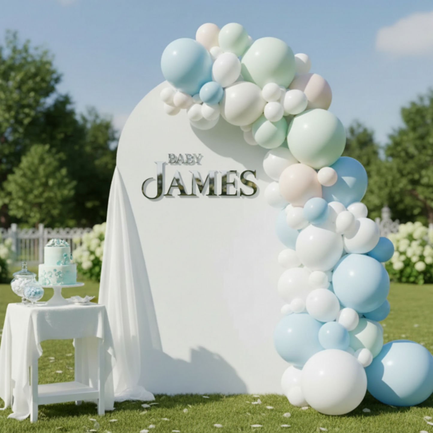 Luxury Acrylic Baby Shower Letters