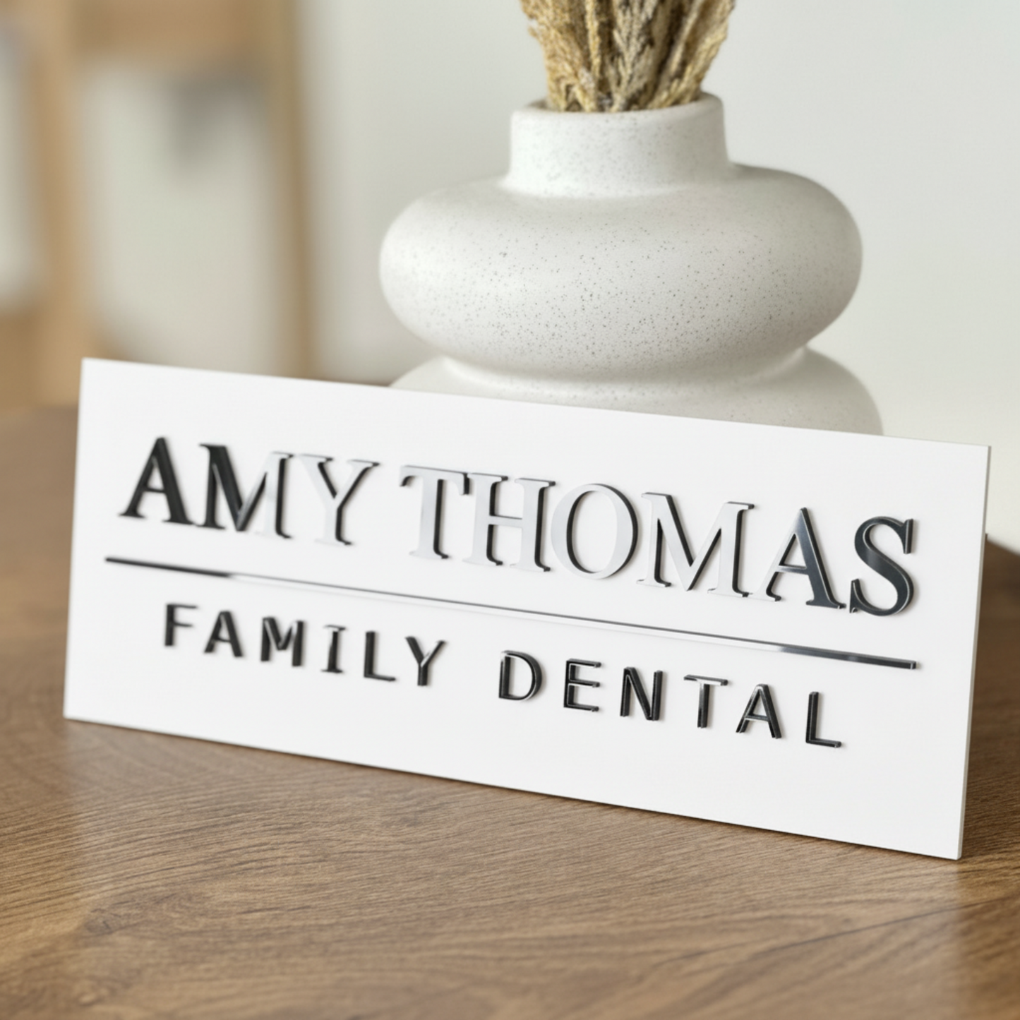 Luxury Wall Sign Name