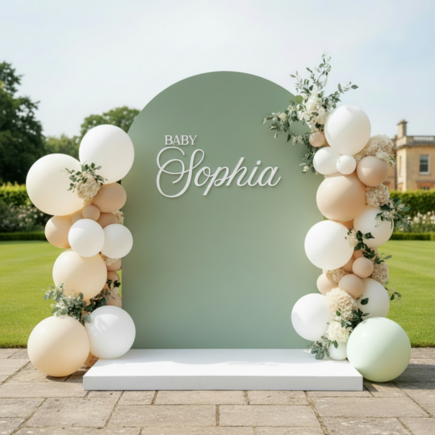 Luxury Acrylic Baby Shower Letters