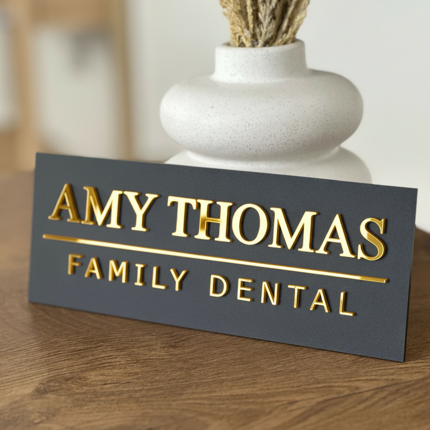 Luxury Wall Sign Name