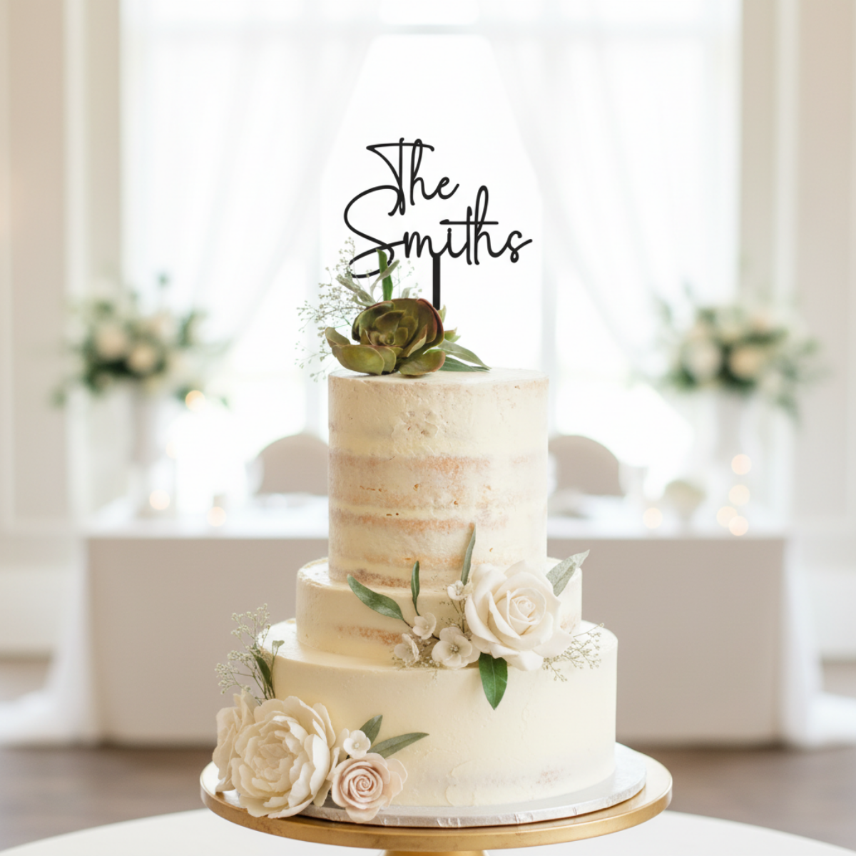 Custom Wedding Cake Topper