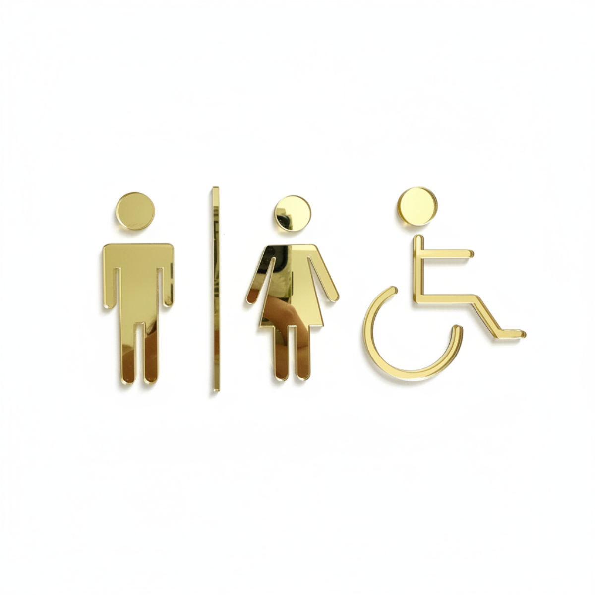 Luxury Acrylic Restroom Sign