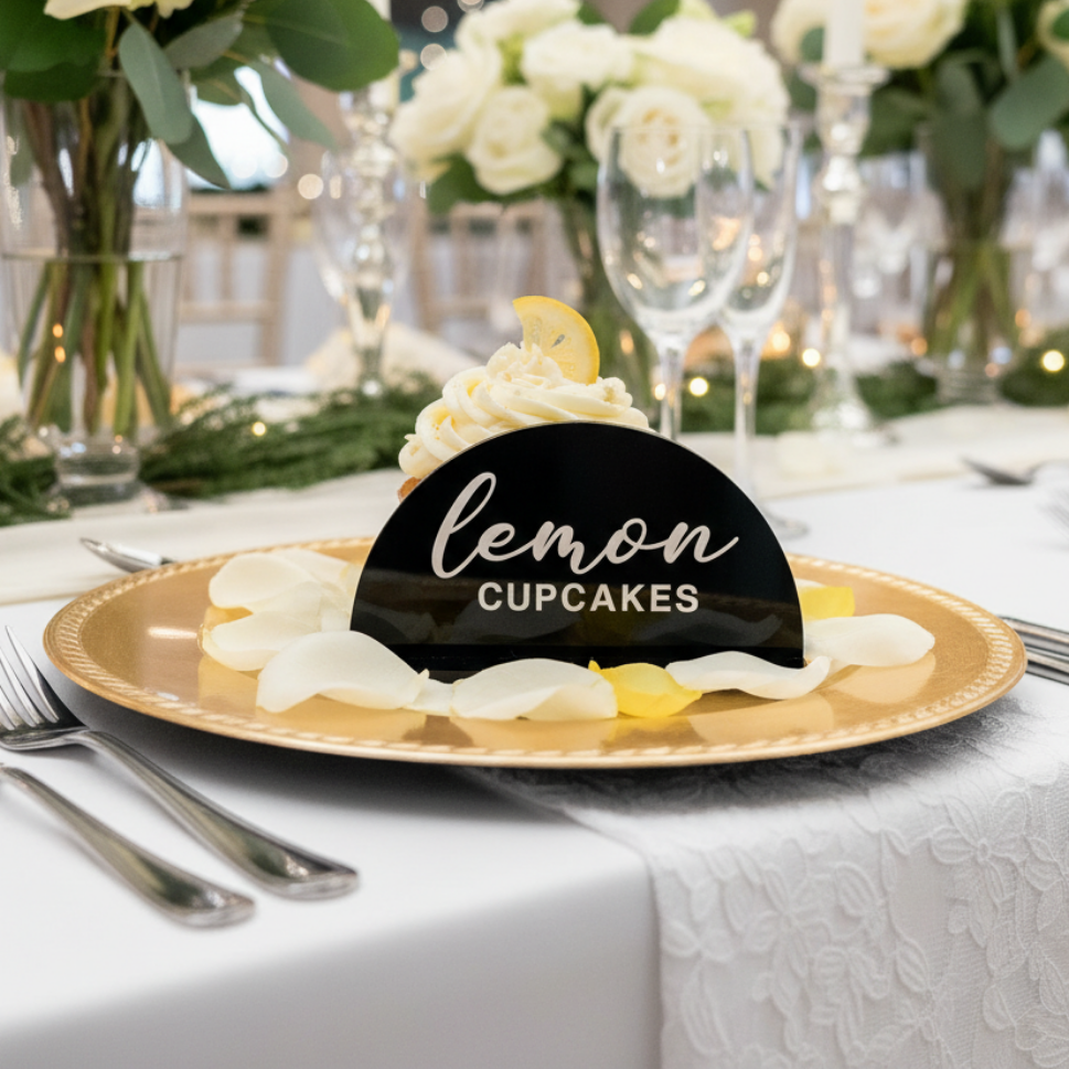 Acrylic Food Tag